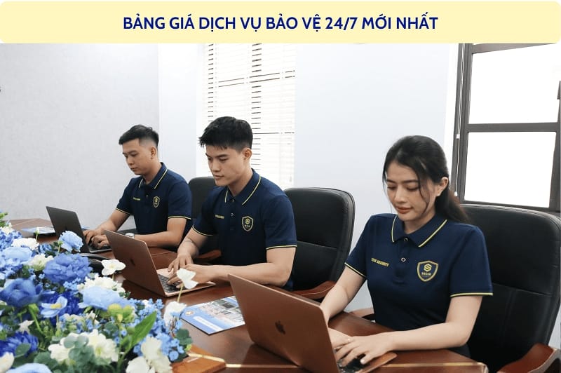 Bảng giá dịch vụ bảo vệ theo giờ, bảo vệ 24/7 mới nhất